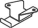 MERCE 6384901940 Holder, exhaust system